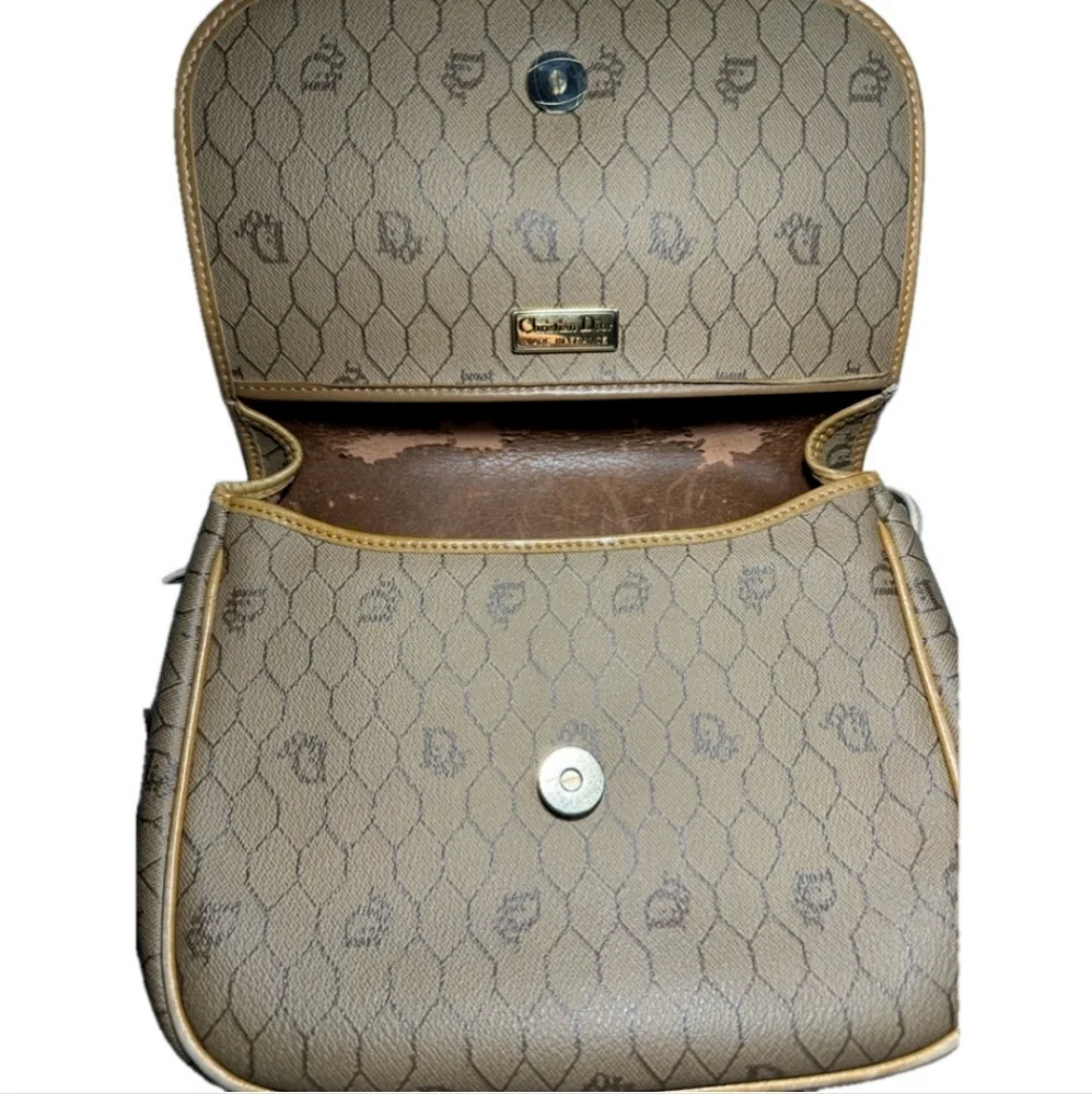 Christian Dior Vintage Honeycomb Crossbody Bag